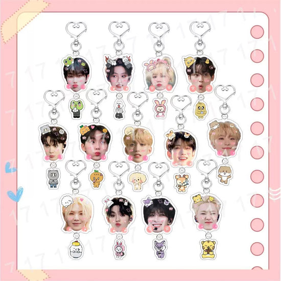K-pop keychain . Acrylic Keychain.Seventeen