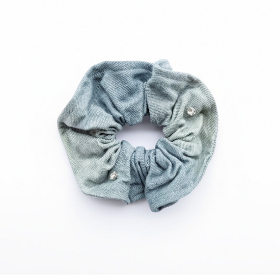 Denim Scrunchie. Scrunchie.