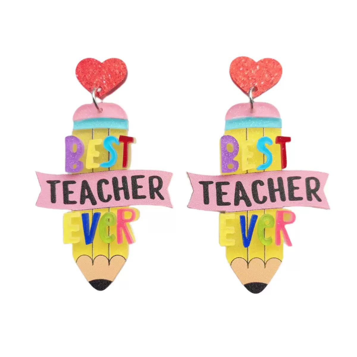 Acrylic Earrings.Funky Earrings