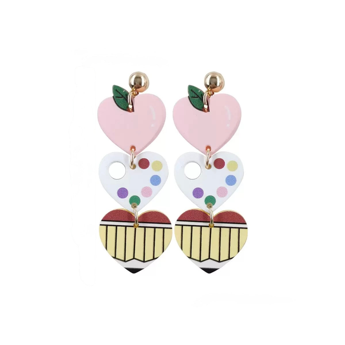 Acrylic Earrings.Funky Earrings