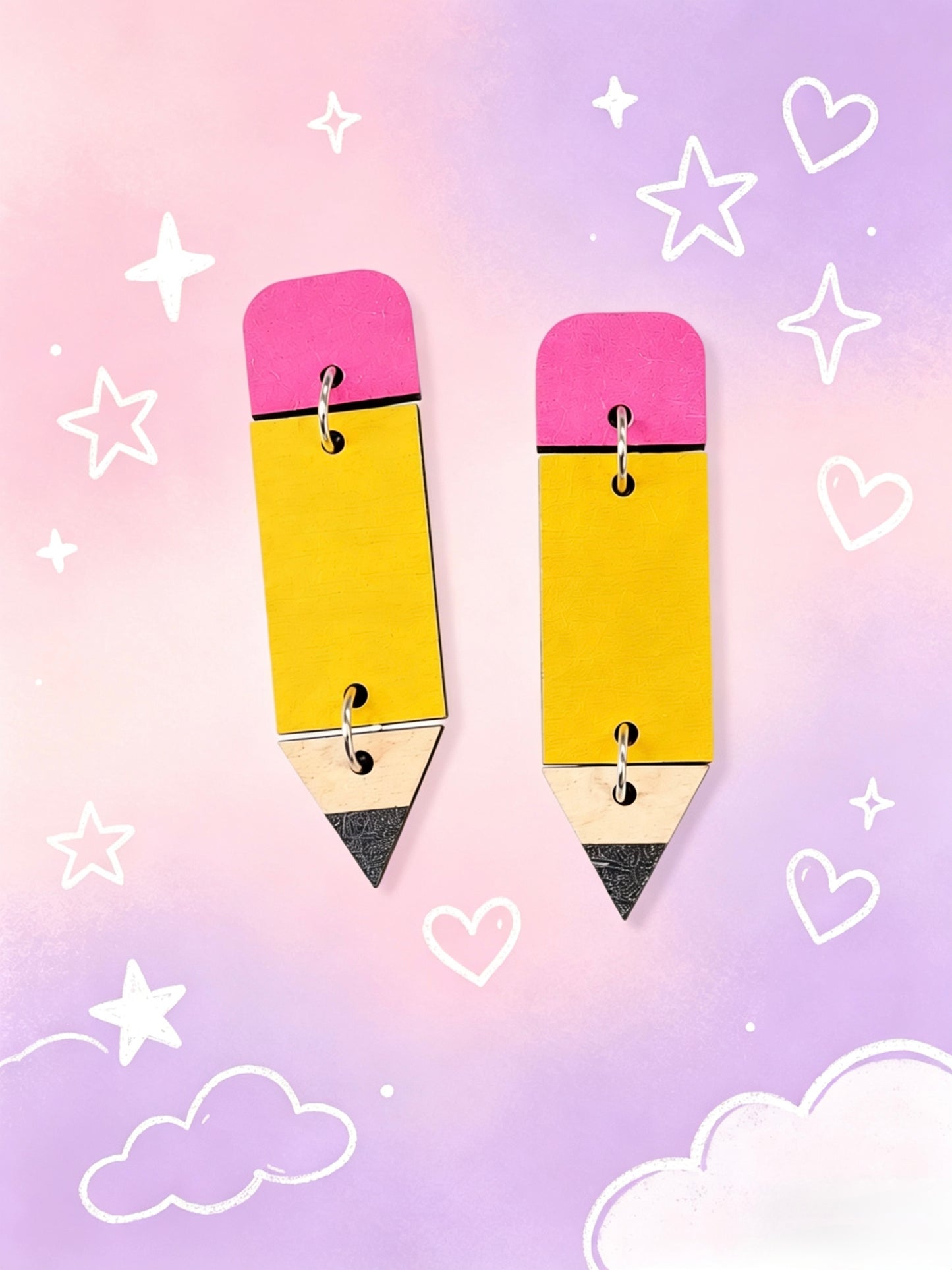 Acrylic Earrings.Funky Earrings