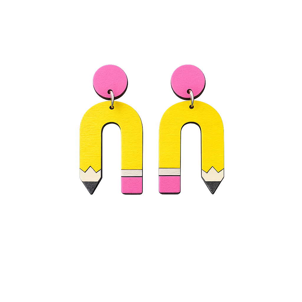 Acrylic Earrings.Funky Earrings