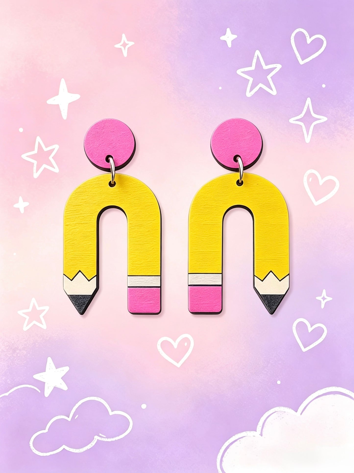 Acrylic Earrings.Funky Earrings