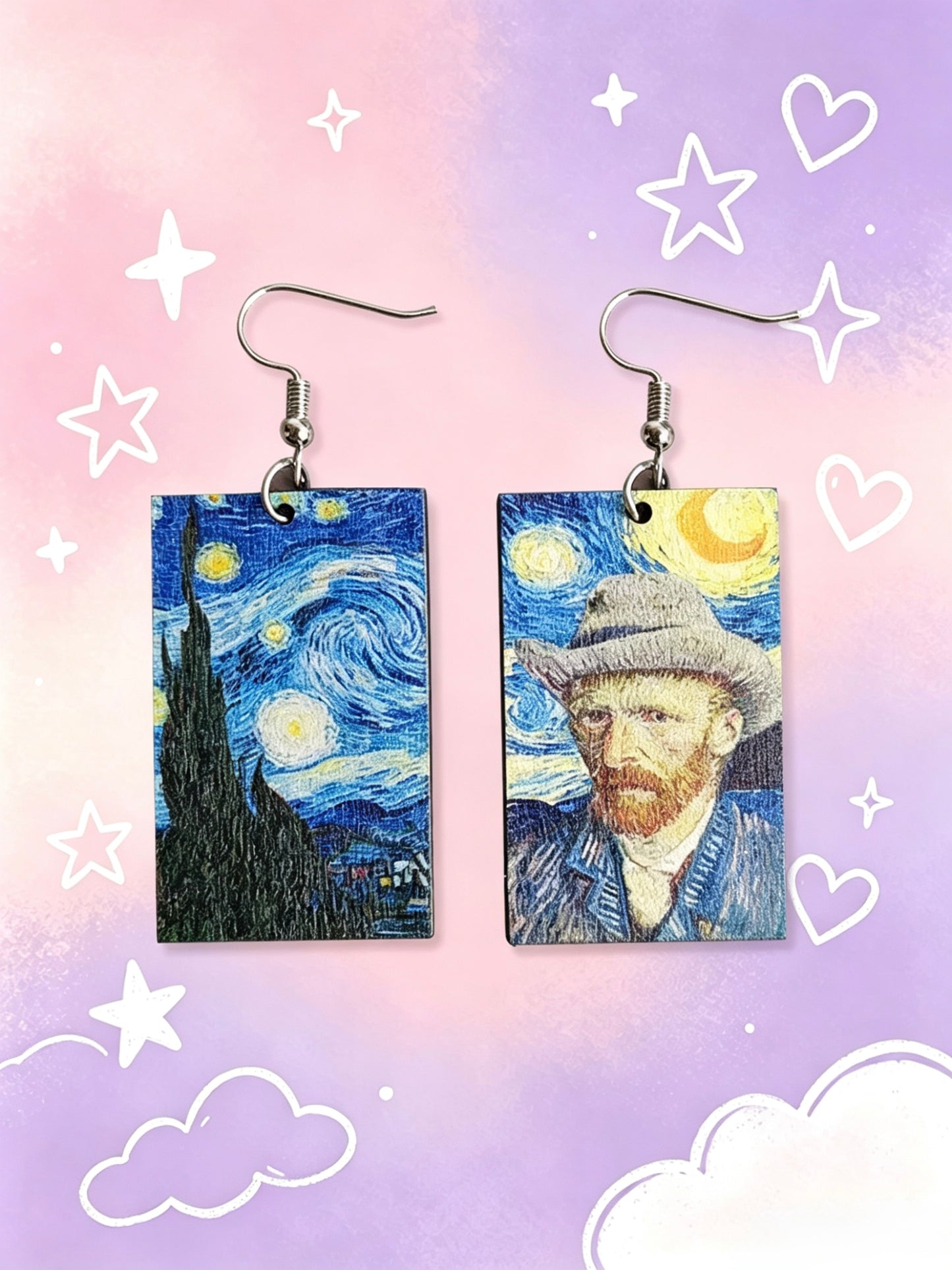 Acrylic Earrings.Funky Earrings