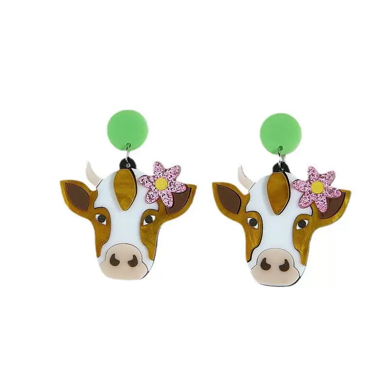 Acrylic Earrings.Funky Earrings
