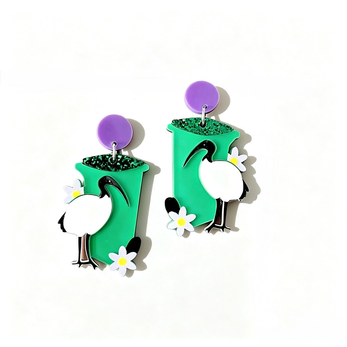 Acrylic Earrings.Funky Earrings