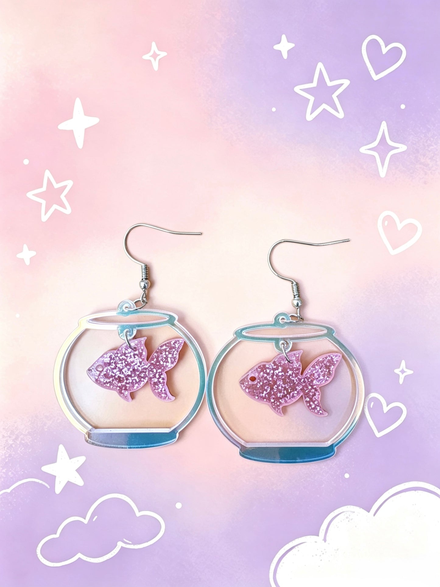 Acrylic Earrings.Funky Earrings