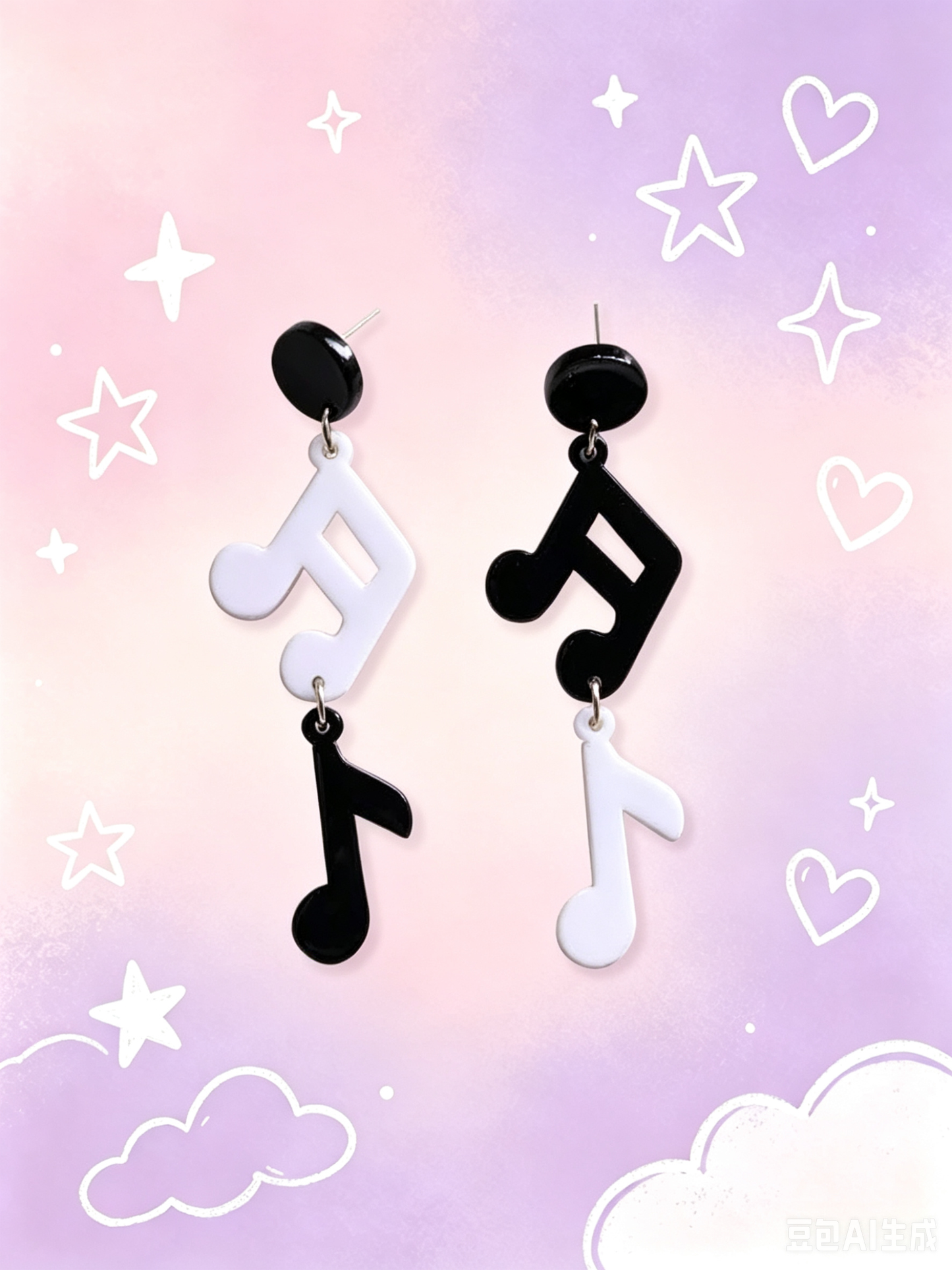 Acrylic Earrings.Funky Earrings