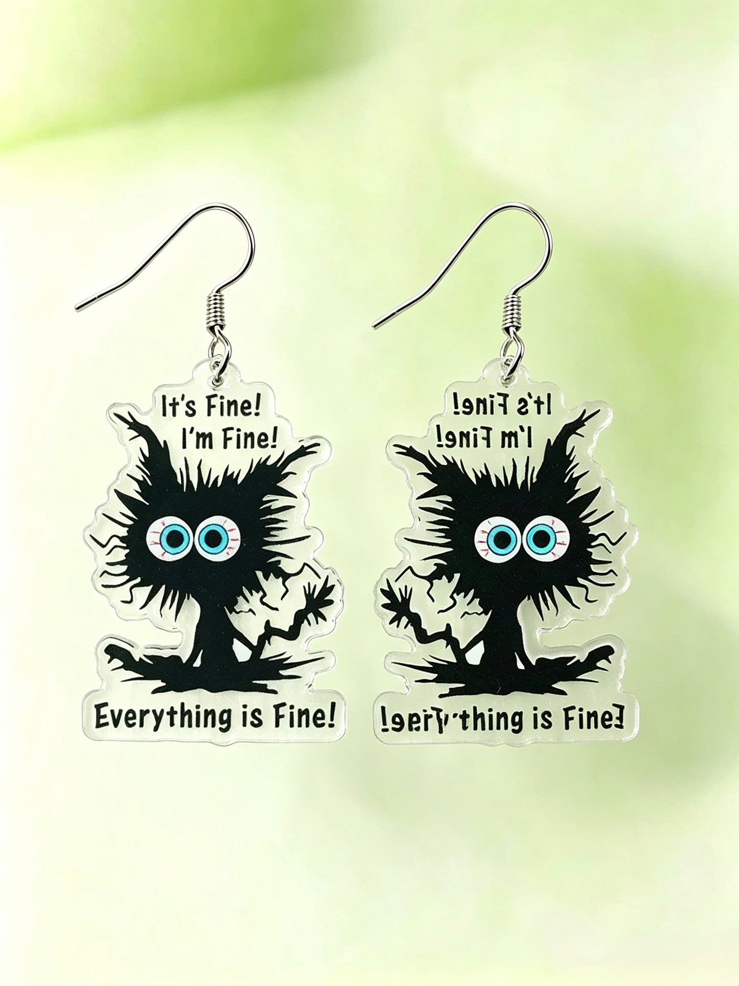 Play Earrings.Hook Earrings.Funky Earrings.