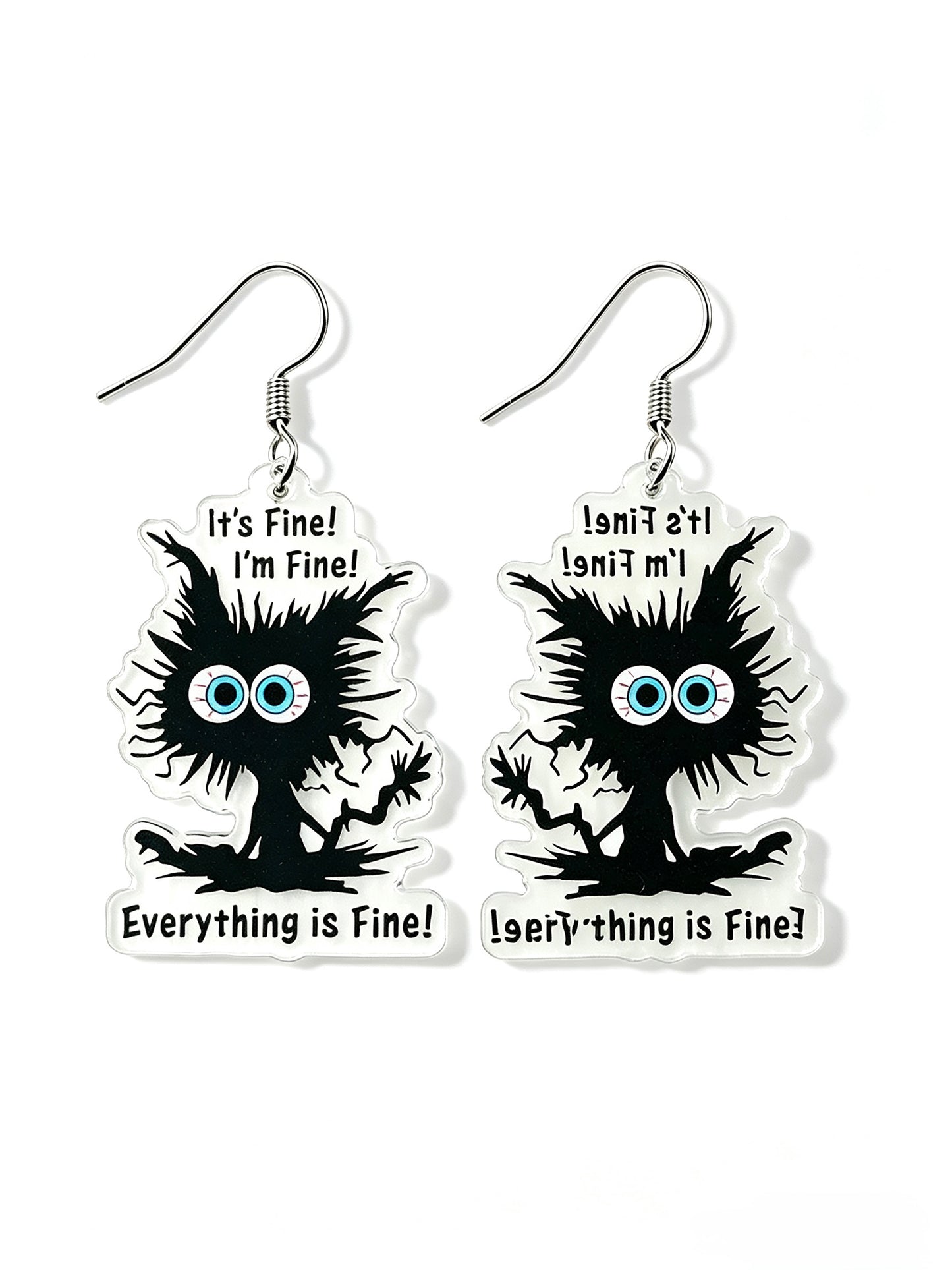 Play Earrings.Hook Earrings.Funky Earrings.