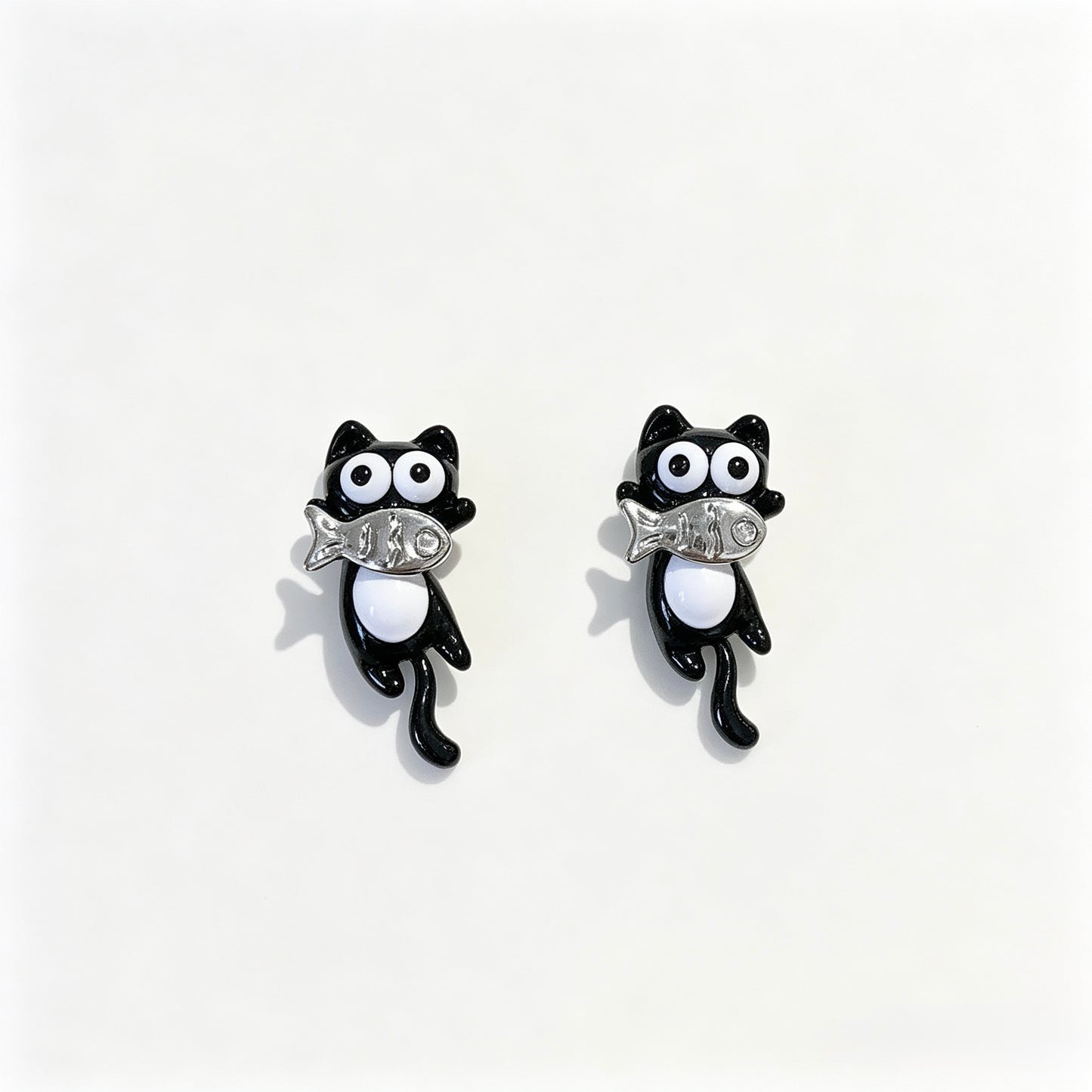 Enamel Mix Matched Earrings