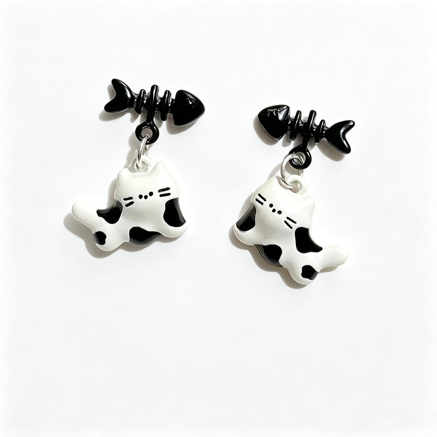 Enamel Mix Matched Earrings