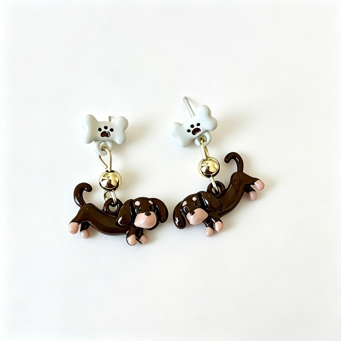 Enamel Mix Matched Earrings