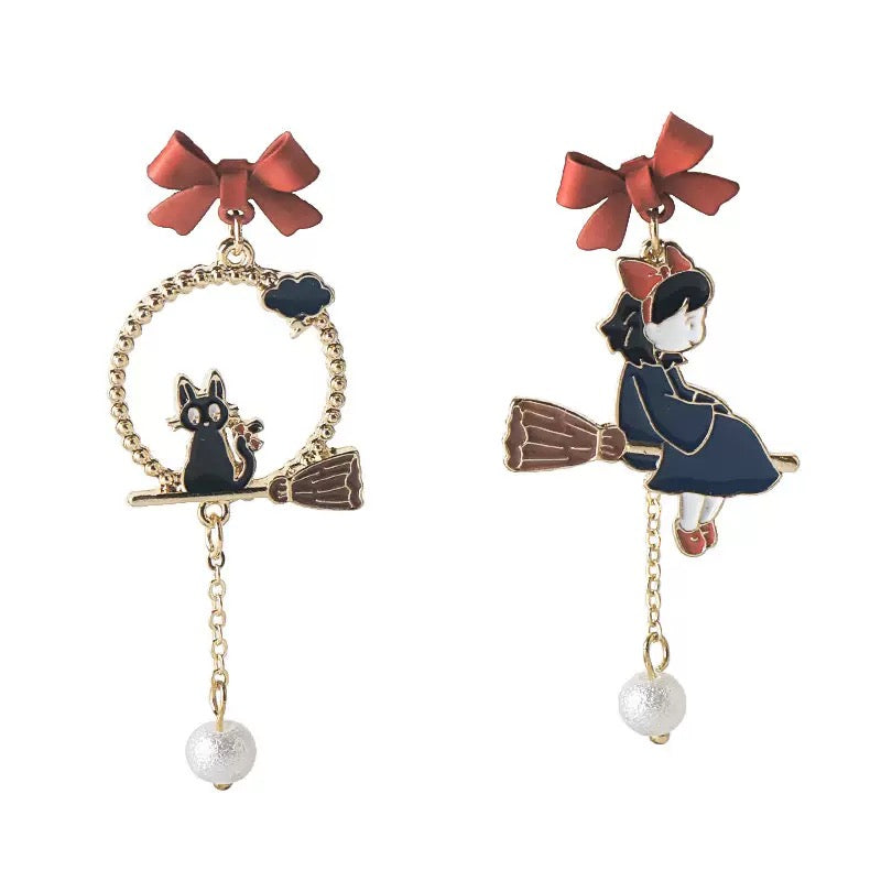 Enamel Mix Matched Earrings