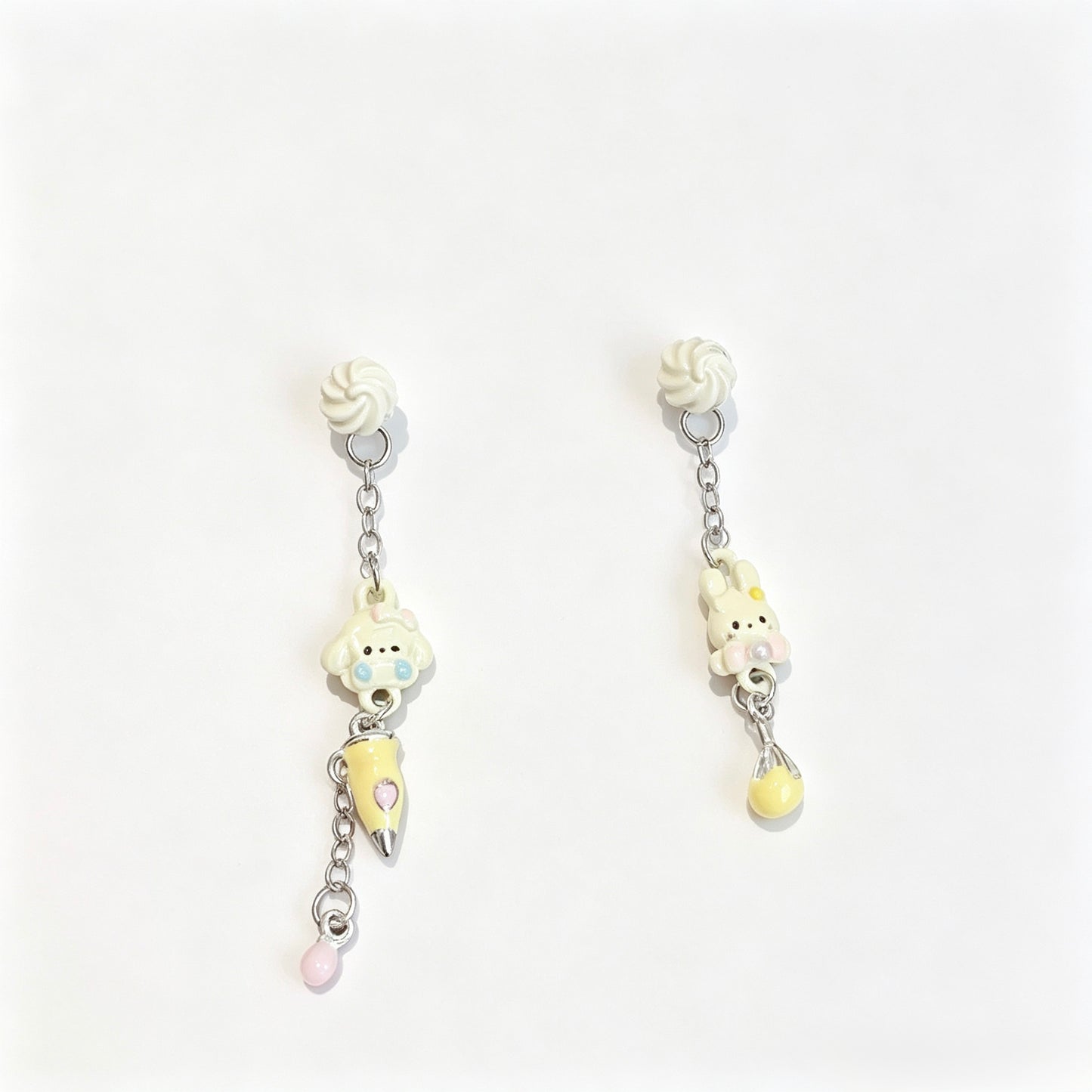 Enamel Mix Matched Earrings
