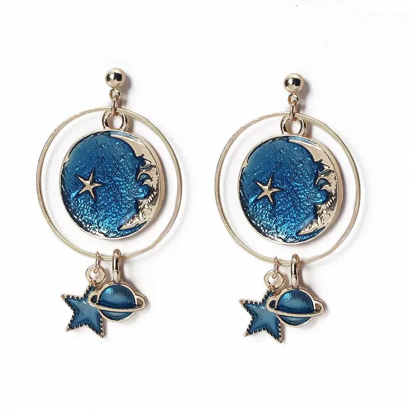 Enamel Mix Matched Earrings