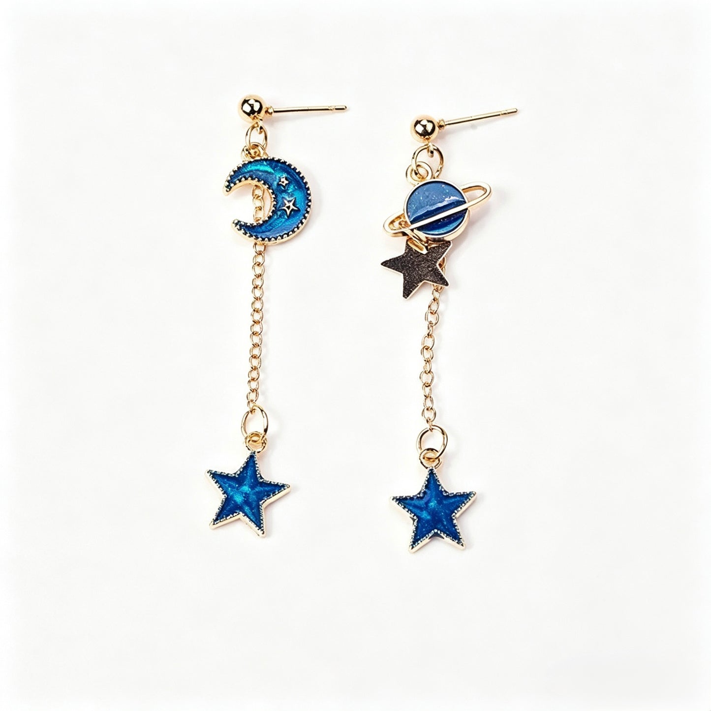 Enamel Mix Matched Earrings