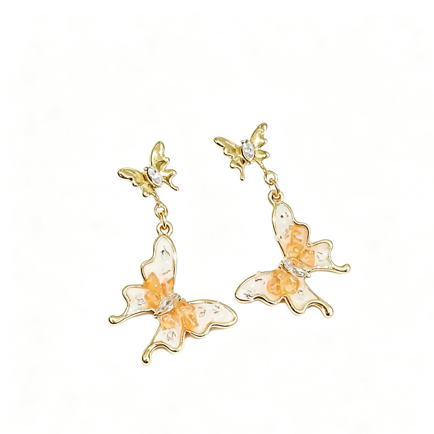 Enamel Mix Matched Earrings