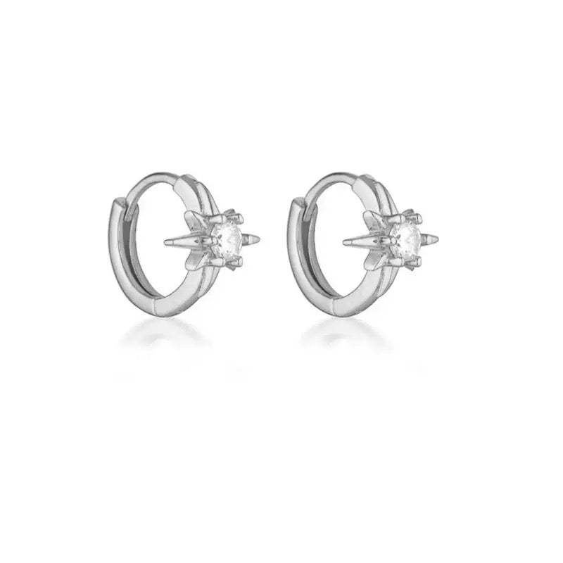 Huggie Drop Earrings