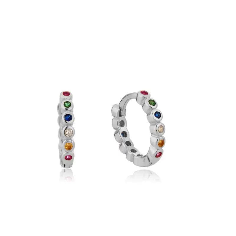 Huggie Drop Earrings
