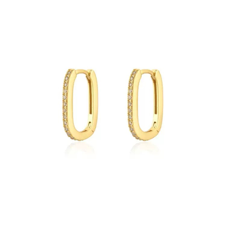 Huggie Drop Earrings