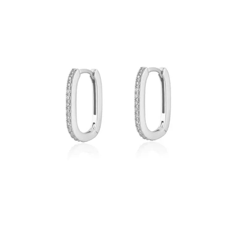 Huggie Drop Earrings