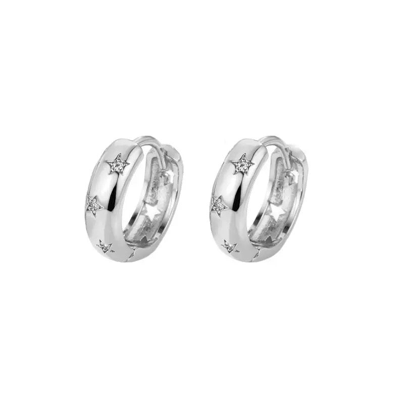 Huggie Drop Earrings