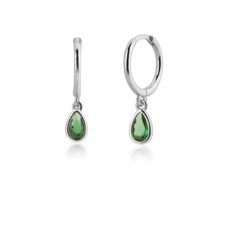 Huggie Drop Earrings