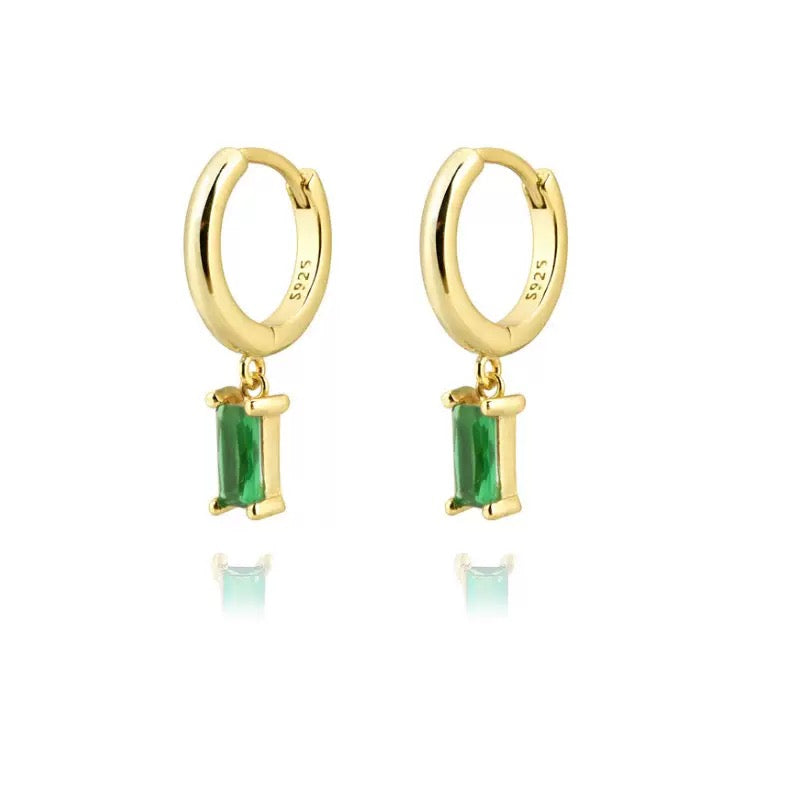 Huggie Drop Earrings