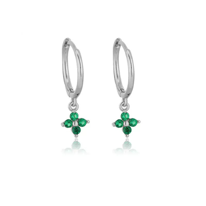 Huggie Drop Earrings