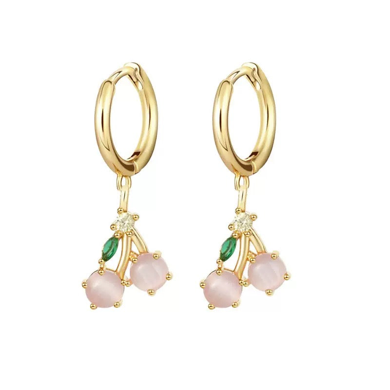 Huggie Drop Earrings