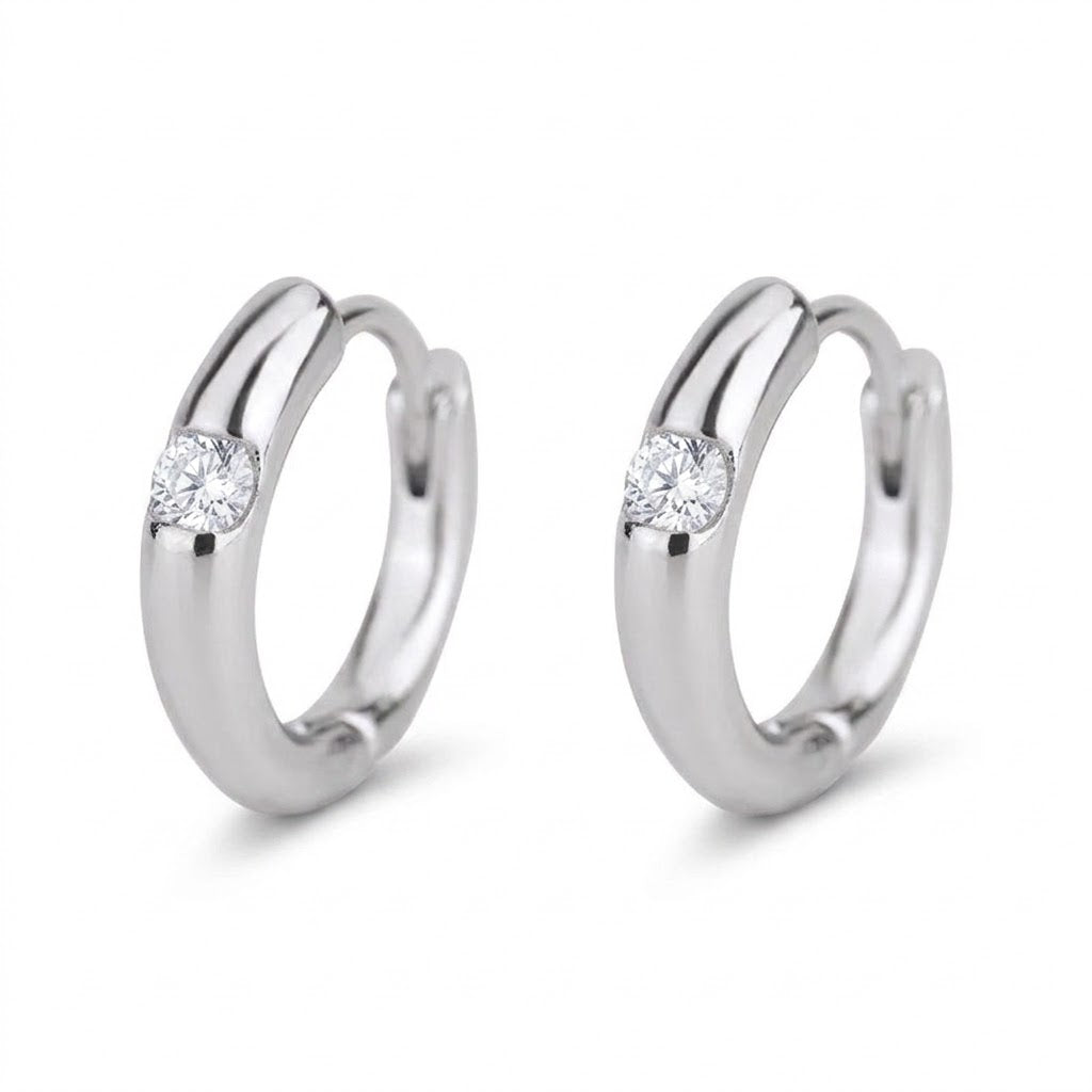 Huggie Drop Earrings