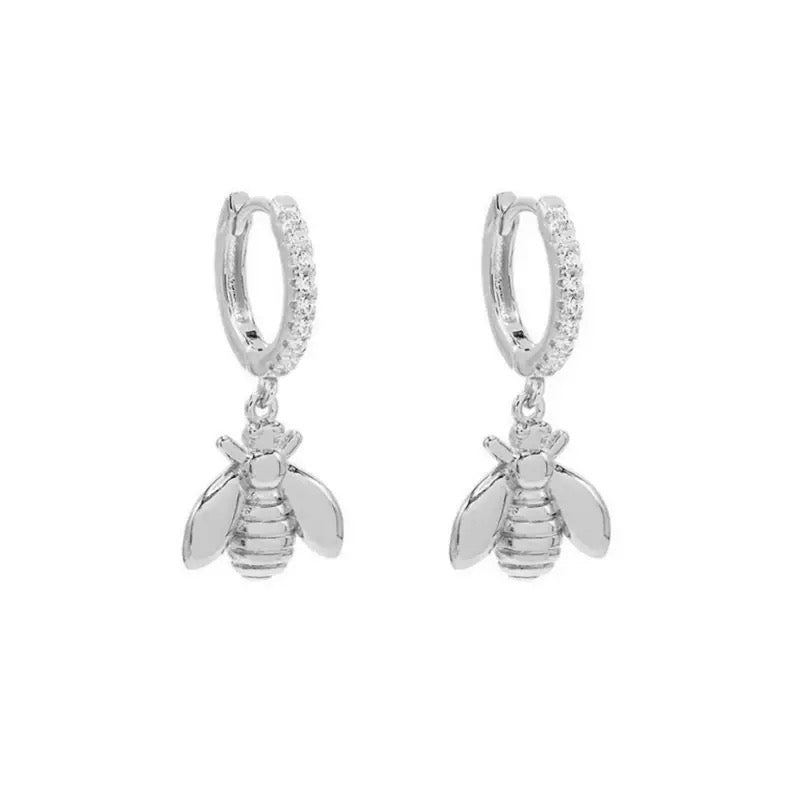 Huggie Drop Earrings