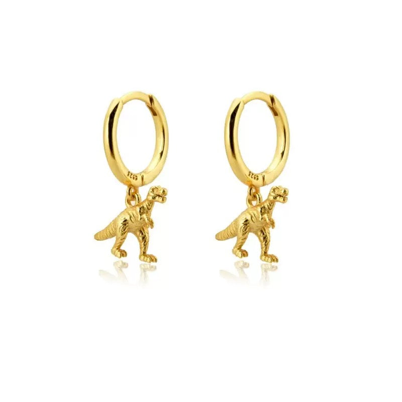 Huggie Drop Earrings