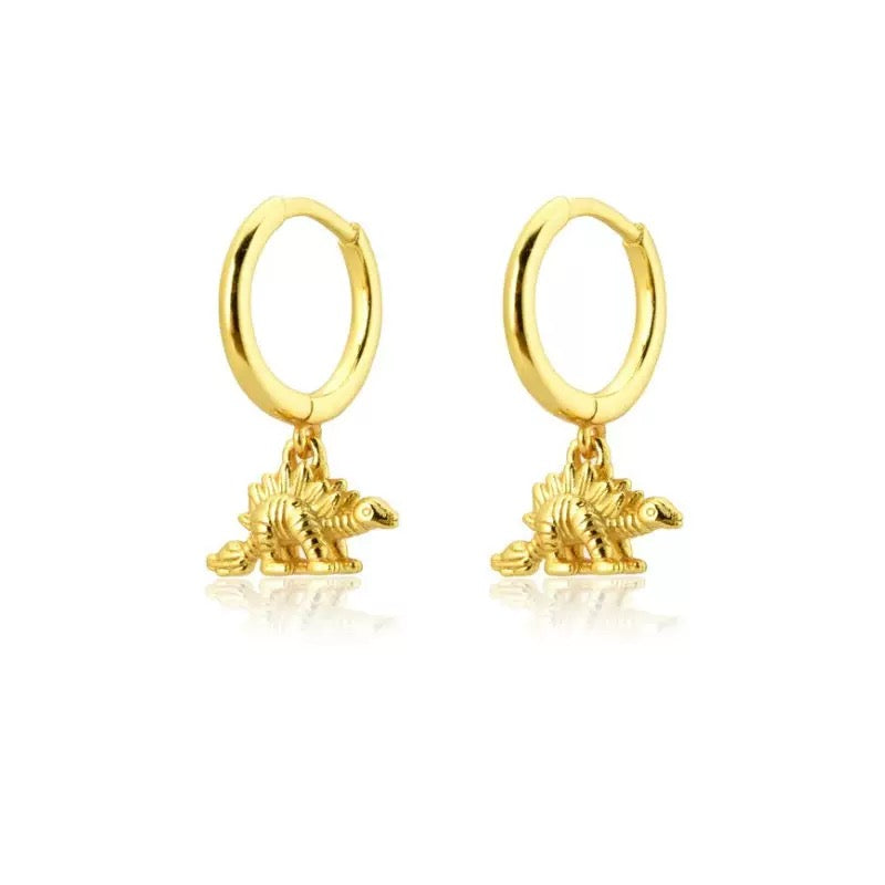 Huggie Drop Earrings