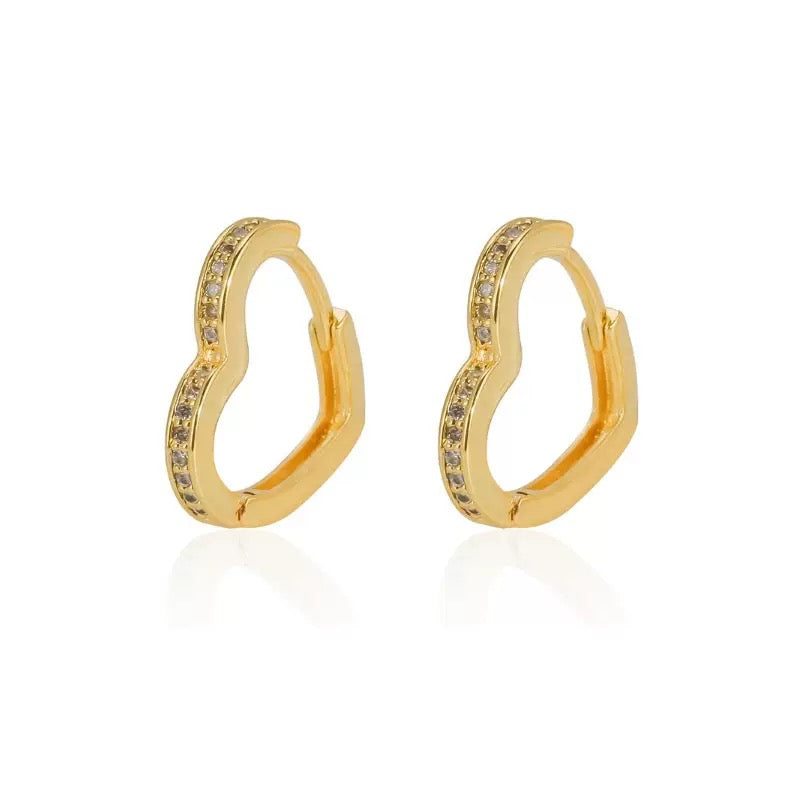 Huggie Drop Earrings