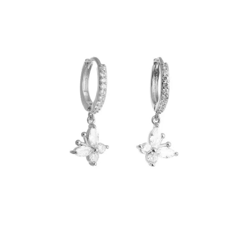 Huggie Drop Earrings