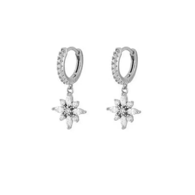 Huggie Drop Earrings