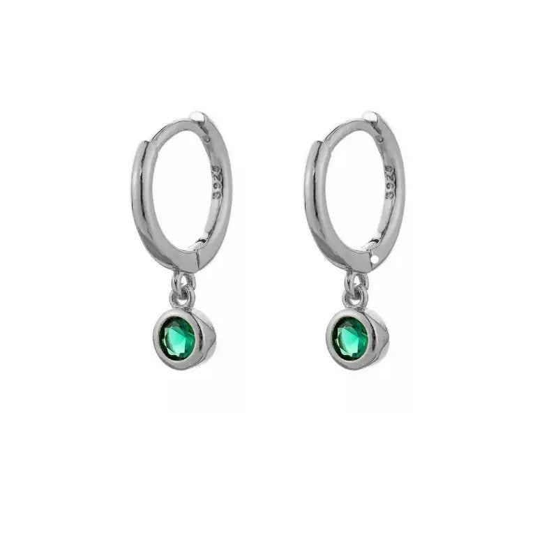 Huggie Drop Earrings