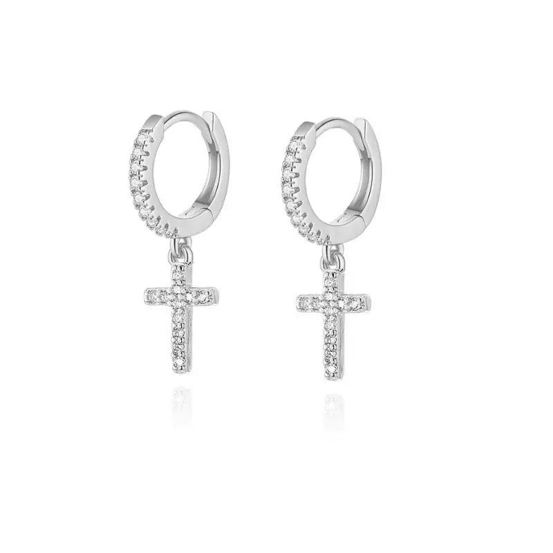 Huggie Drop Earrings
