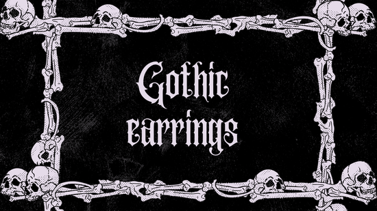 Gothic earrings.Punk Rock Earrings(Group)