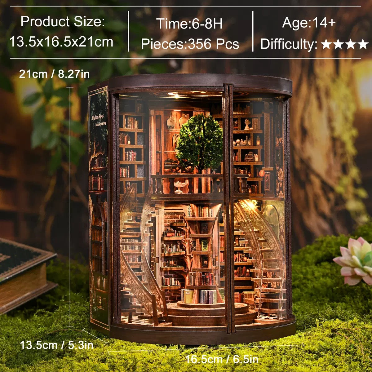 DIY Wooden Book Nook Kit- Book Nook