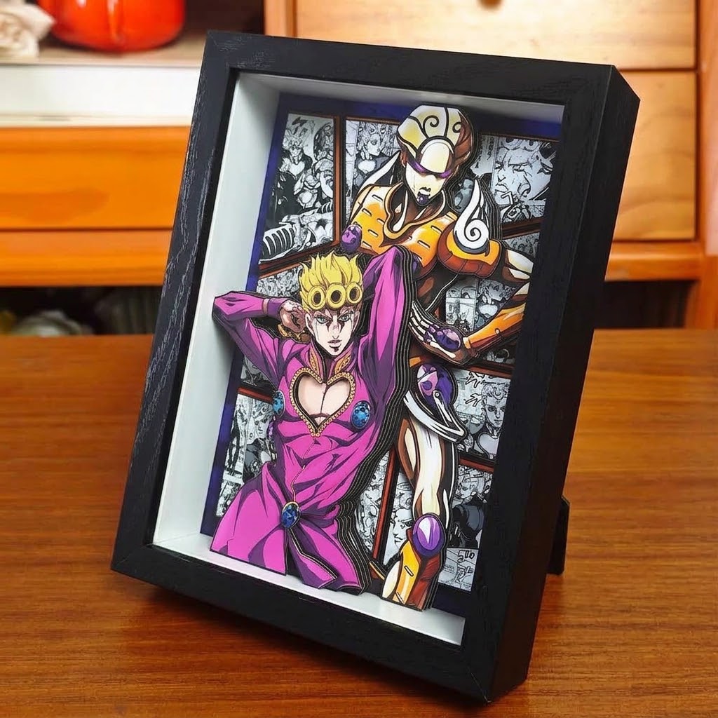 3D Layered Paper Cut Shadow Box Frame
