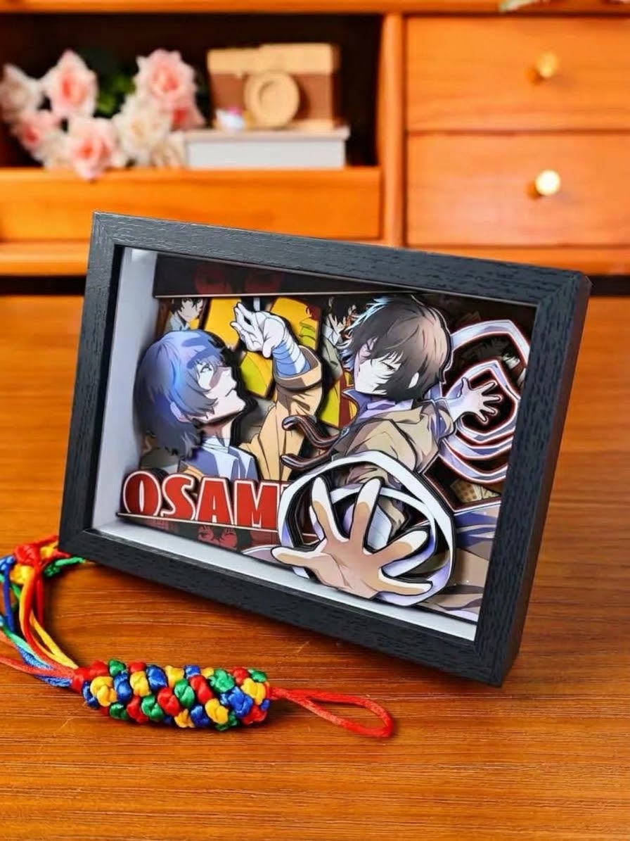 3D Layered Paper Cut Shadow Box Frame