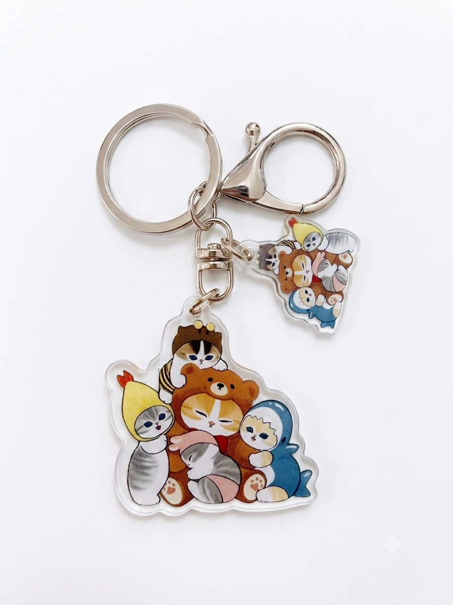 Acrylic Keychain.Keyring.