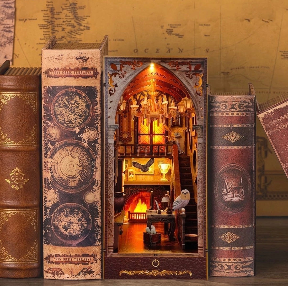 DIY Wooden Book Nook Kit-Shadow Vell Library