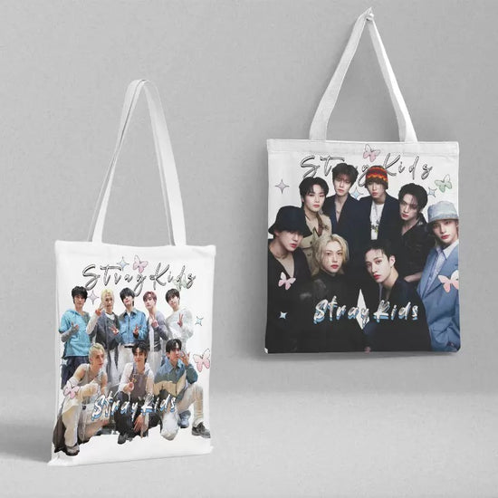 K-pop Canvas Tote Bag.Stray Kids.