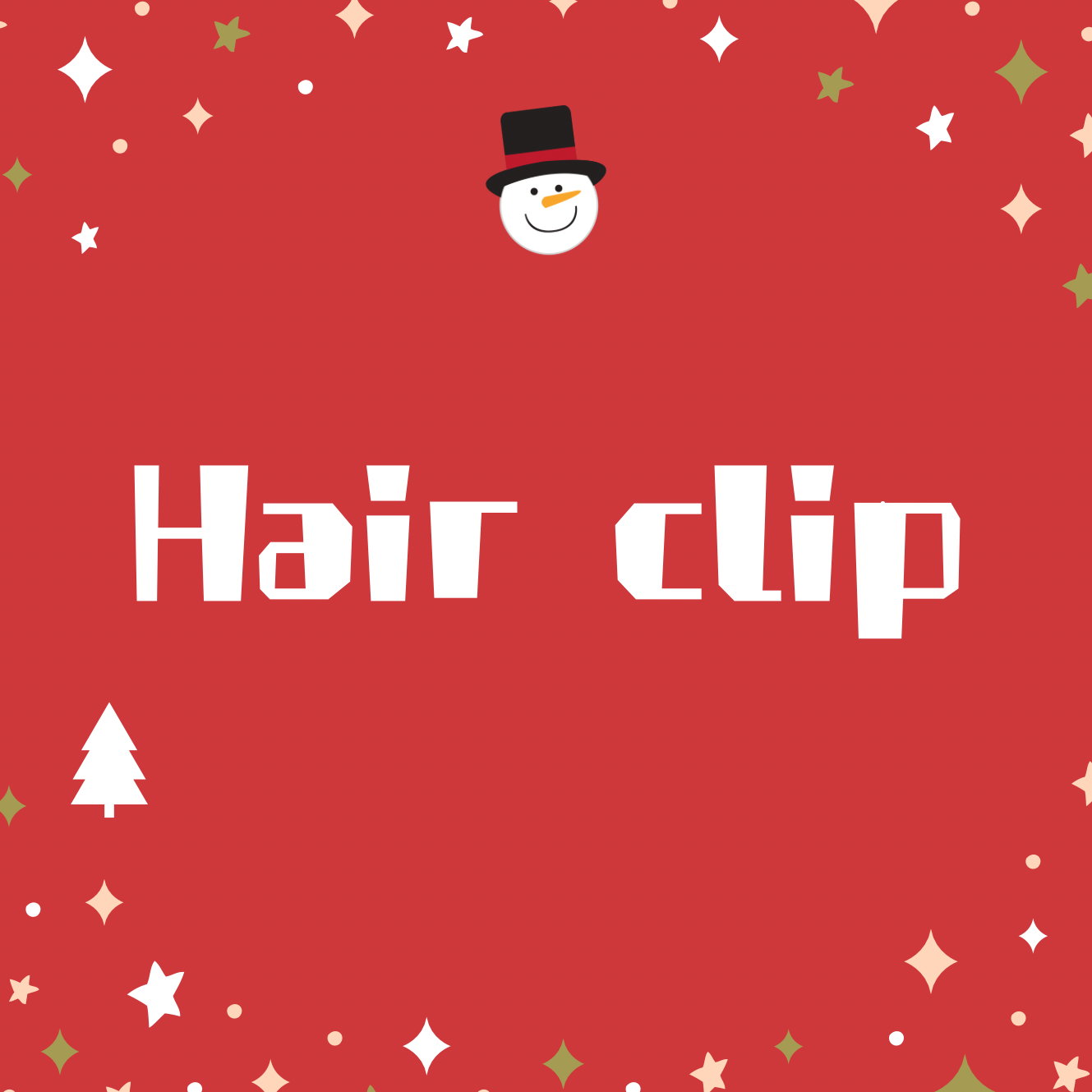 Christmas Products(Hair Clip Group)