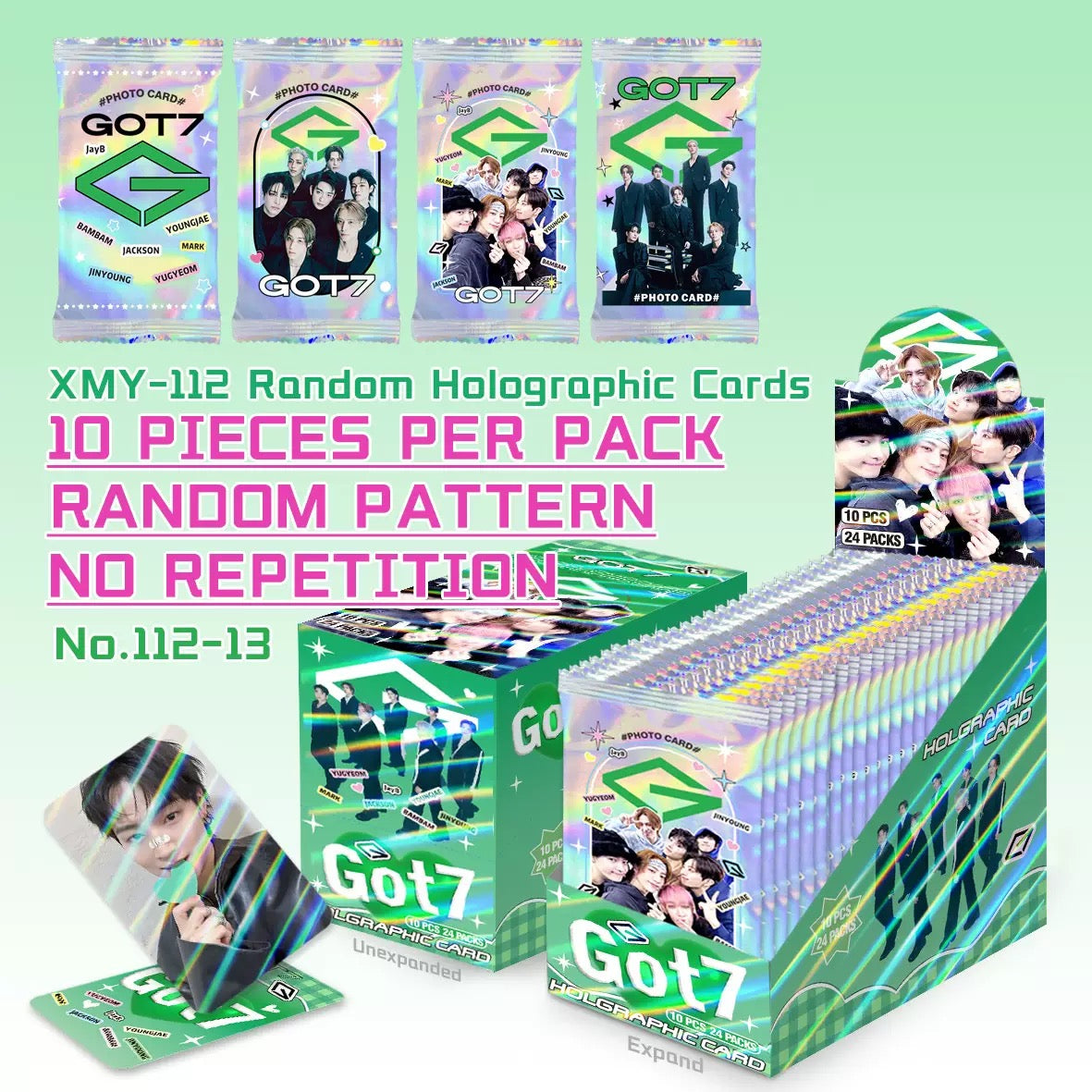 K-pop Lomo Card .Photo Card.Got 7