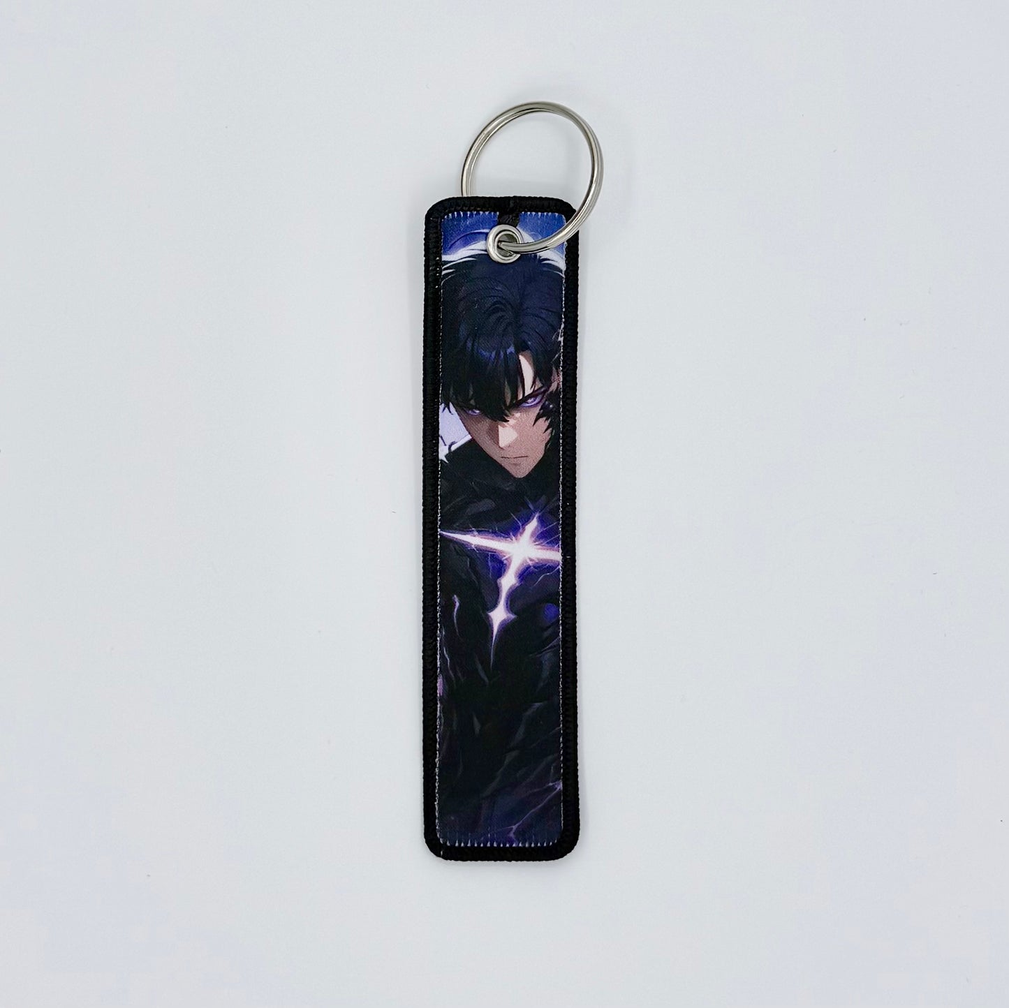Embroidered Tag.Anime Keychain.Keyring.